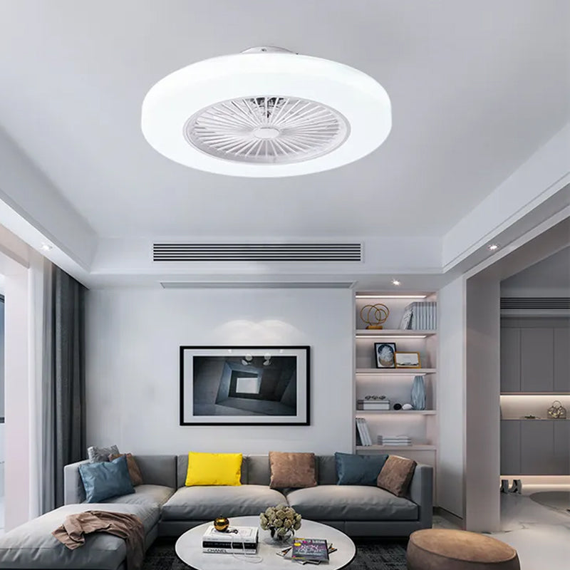 E27 Remote Controlled Indoor Ceiling Light and Cooling Electric Fan