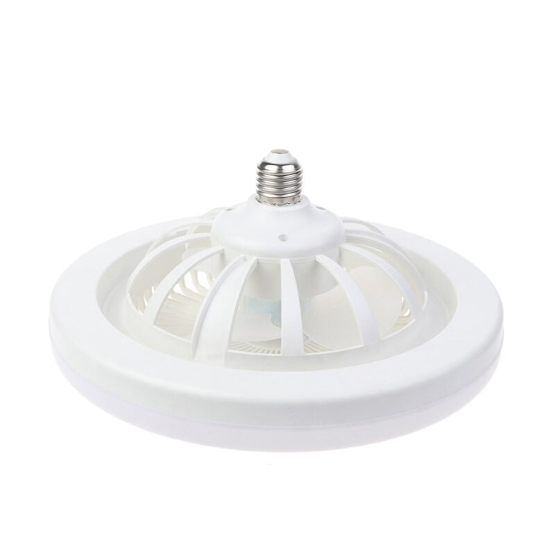 E27 Remote Controlled Indoor Ceiling Light and Cooling Electric Fan