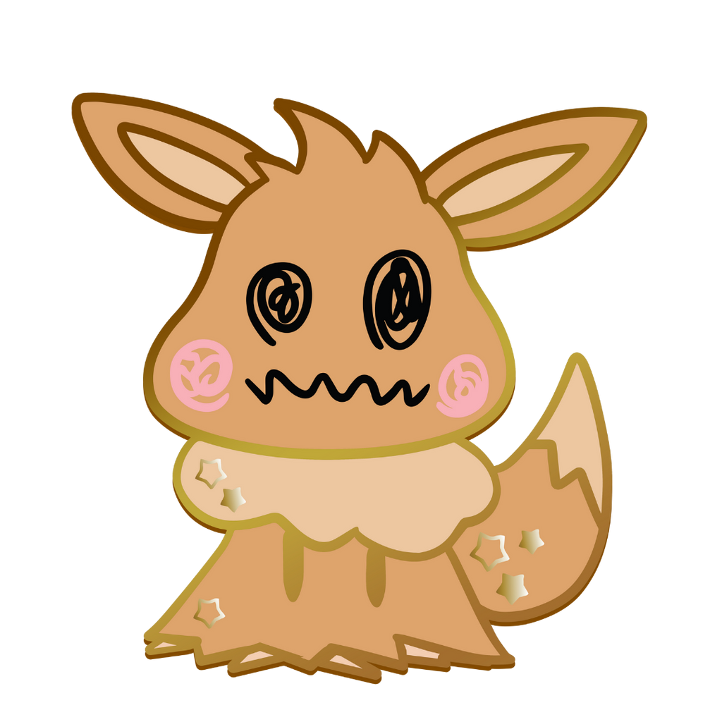 Pokemon: Mimikyu Eevee Enamel Pin