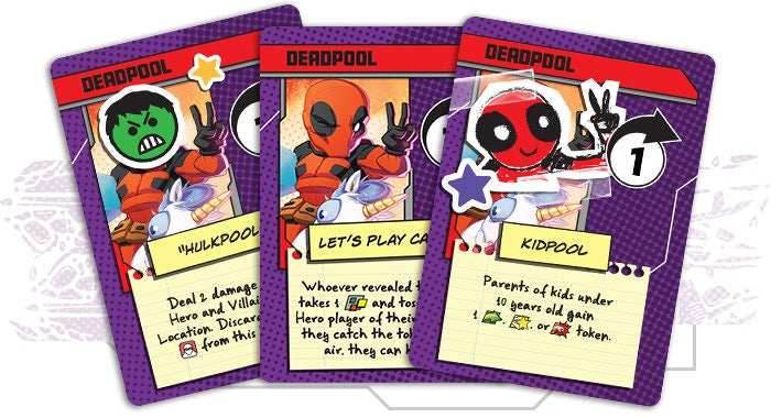 Marvel United: X-Men Deadpool Expansion - Kickstarter Edition - 