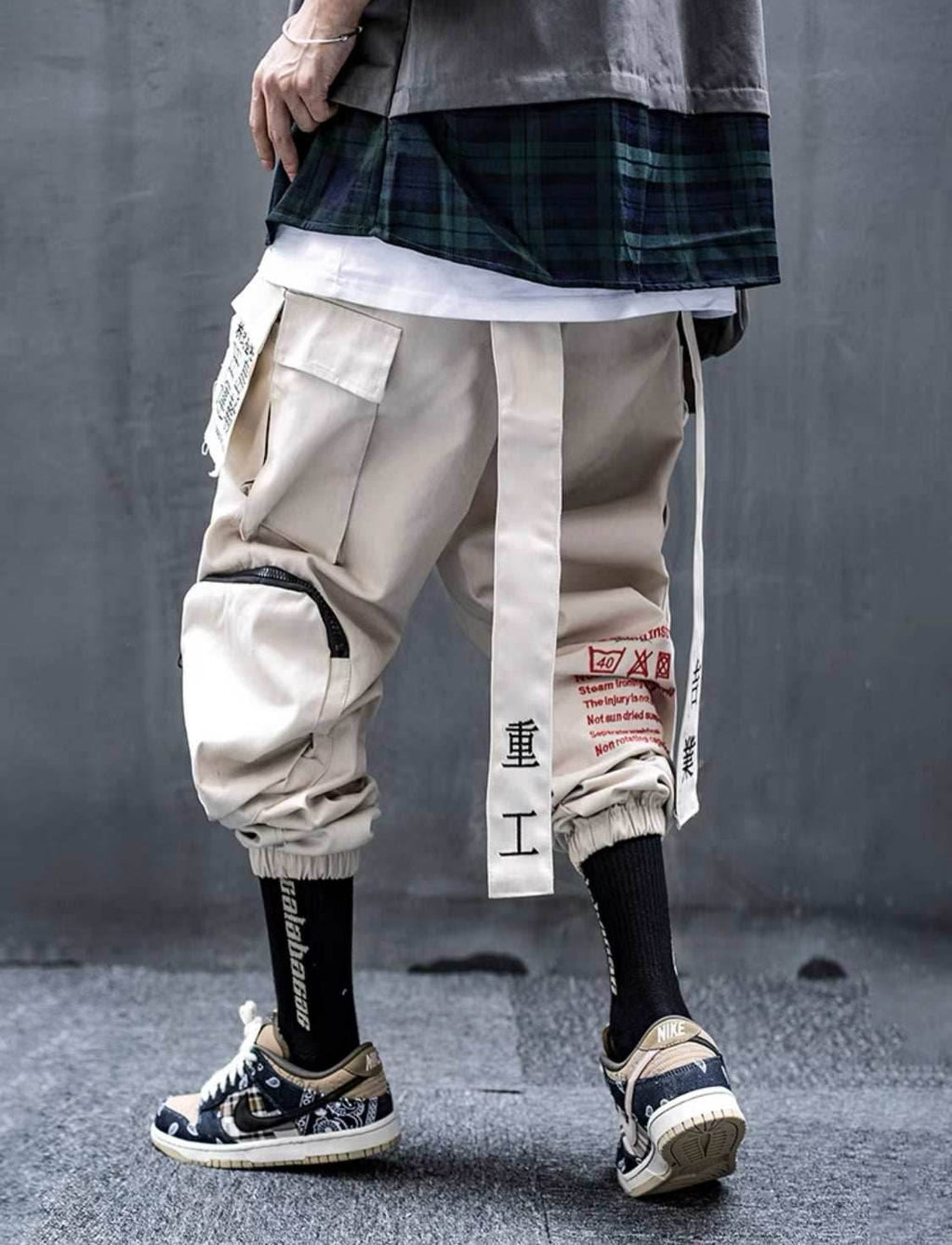 HiP25 Heavy Industries Shadow Pants - Beige / S