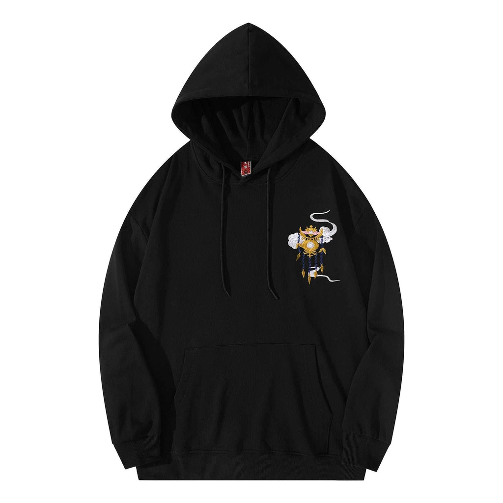 KH9241 Queen Himiko Embroidery Hoodie - Black / S