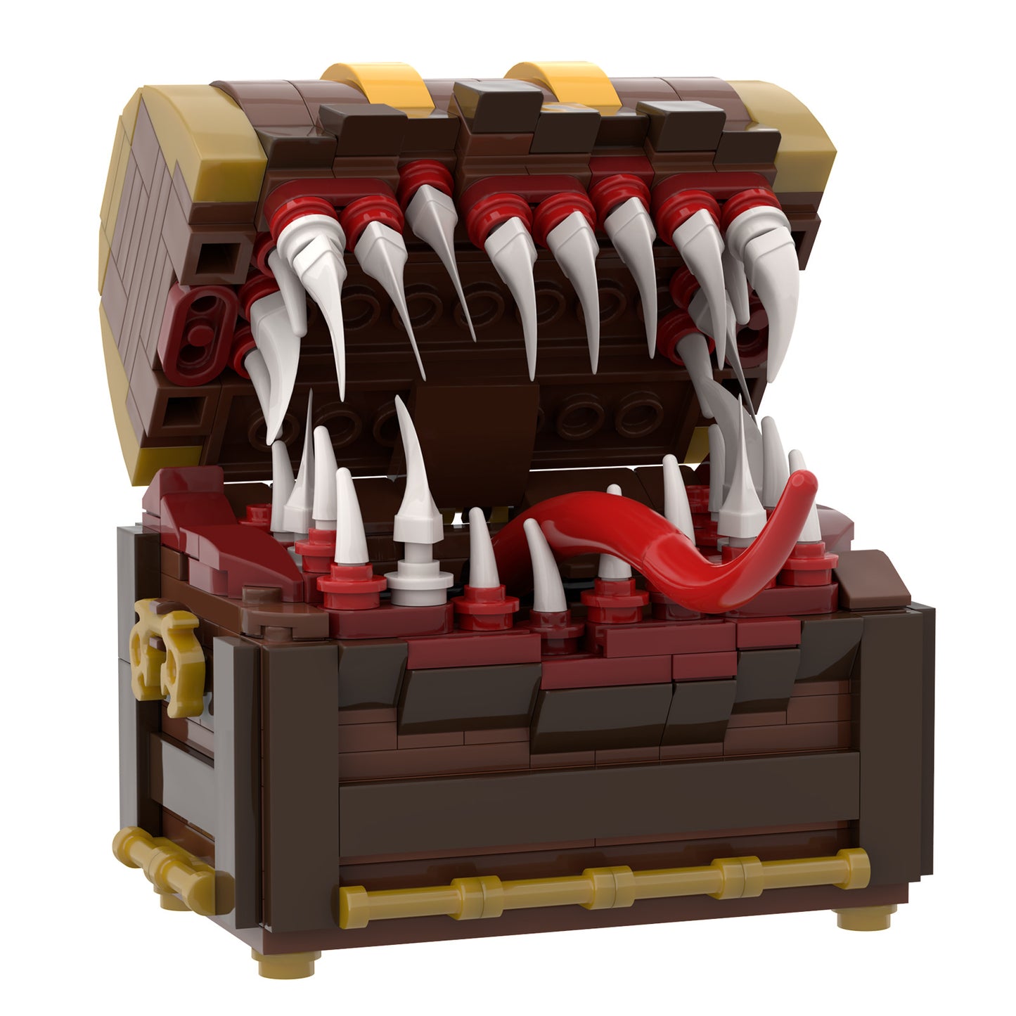 Mimic building block chest, no dungeon is  complete without one-DungeonDice1