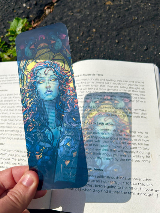 Fierce Medusa Bookmark – Mythological Greek Goddess Art, Medusa, Unique Gift for Mythology and Fantasy Lovers