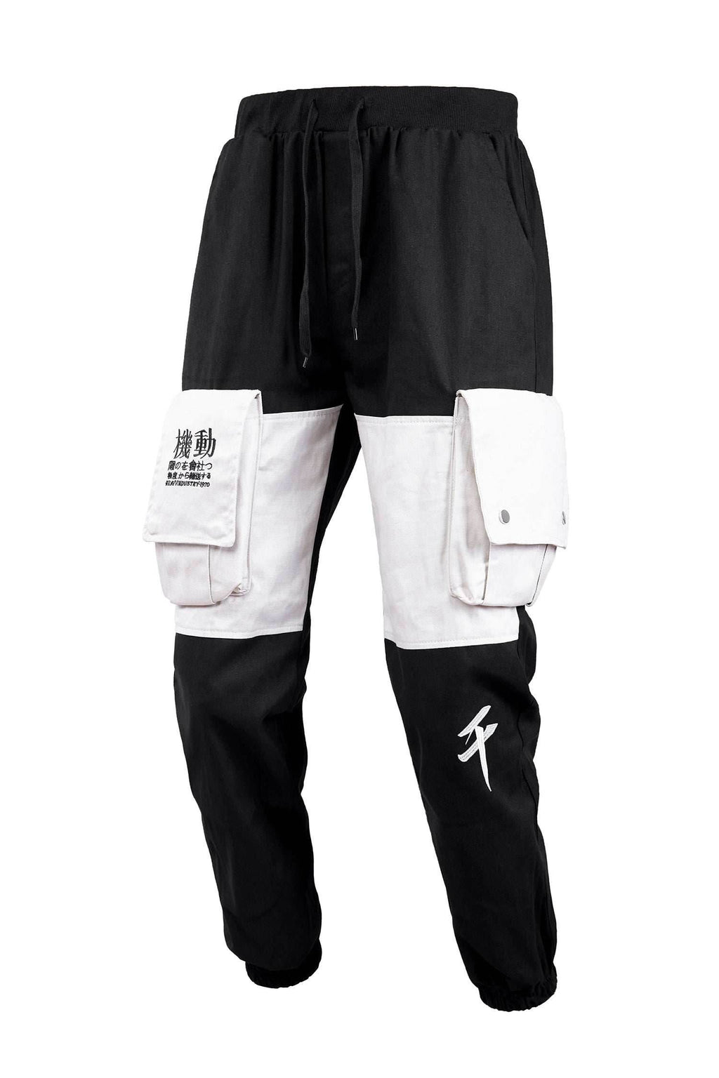 FY821 Japanese Cargo Joggers - Black / S