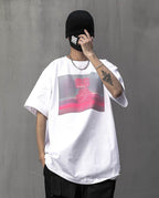 HiT19 Atom Bomb Faded Tee - White / M