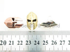 Antique Spartan Warror helmet bead, For Paracord Survival Bracelet making, helmet Charms for men's bracelet, DIY Jewelry,22mm, 1pc, sku#Y103