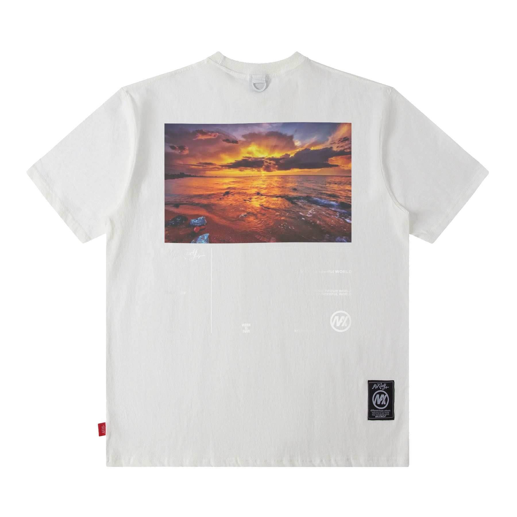 Sunset Beach Tee - Black / S
