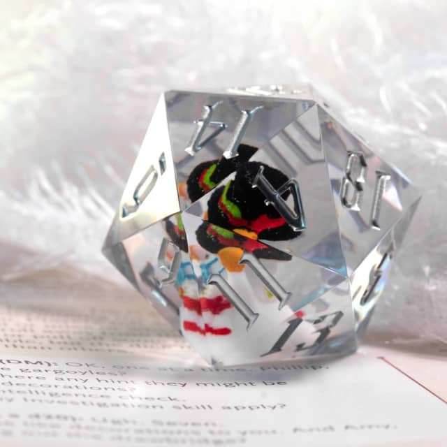 Snowman Holiday d20 Dice 33mm Christmas Dice (2021) - 