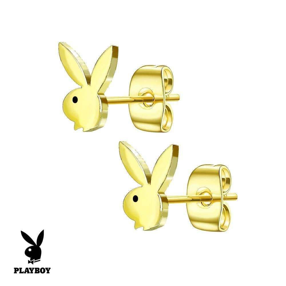 Playboy™ Stud Earrings - Gold