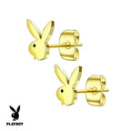 Playboy™ Stud Earrings - Gold