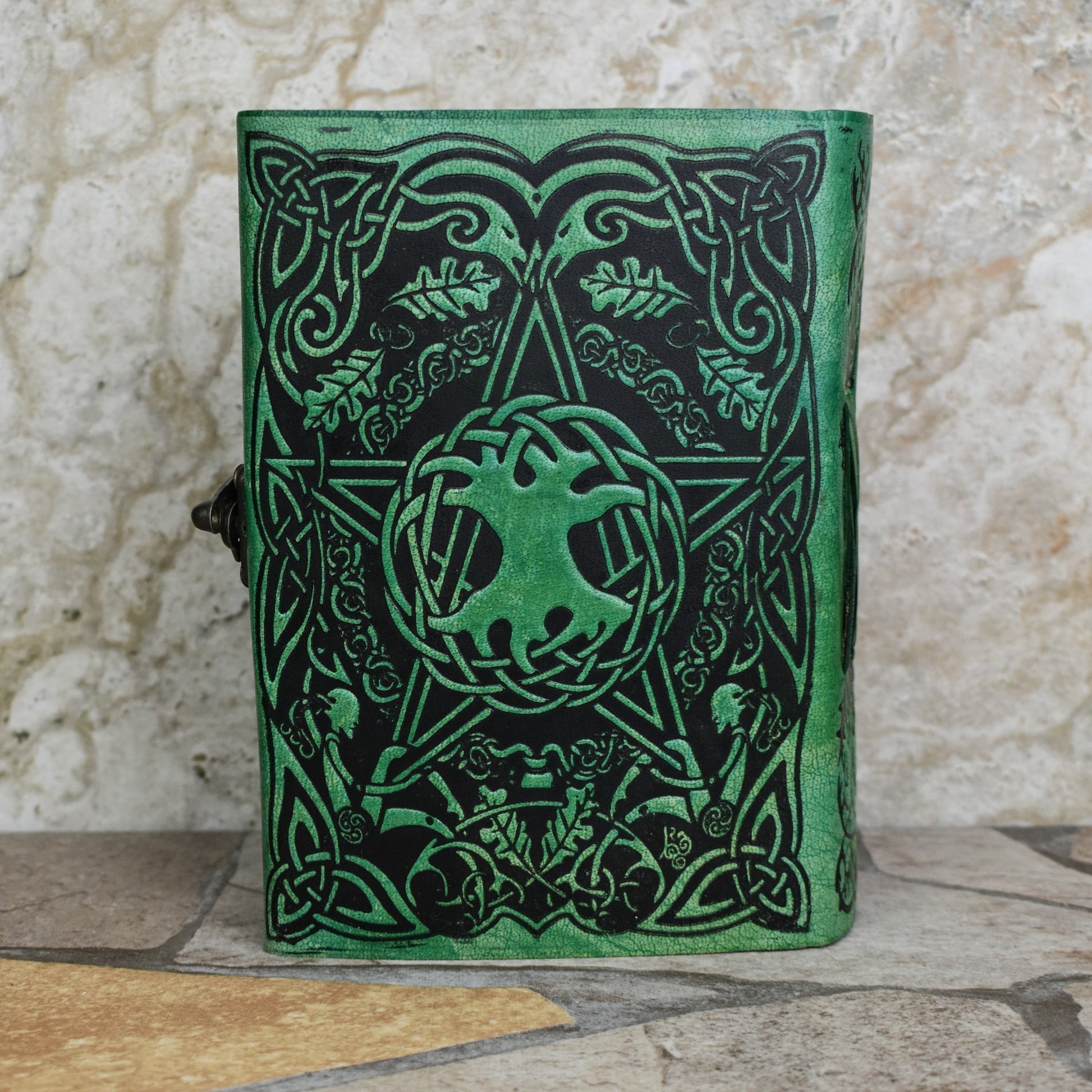 "Earth Pentacle" Leather Journal