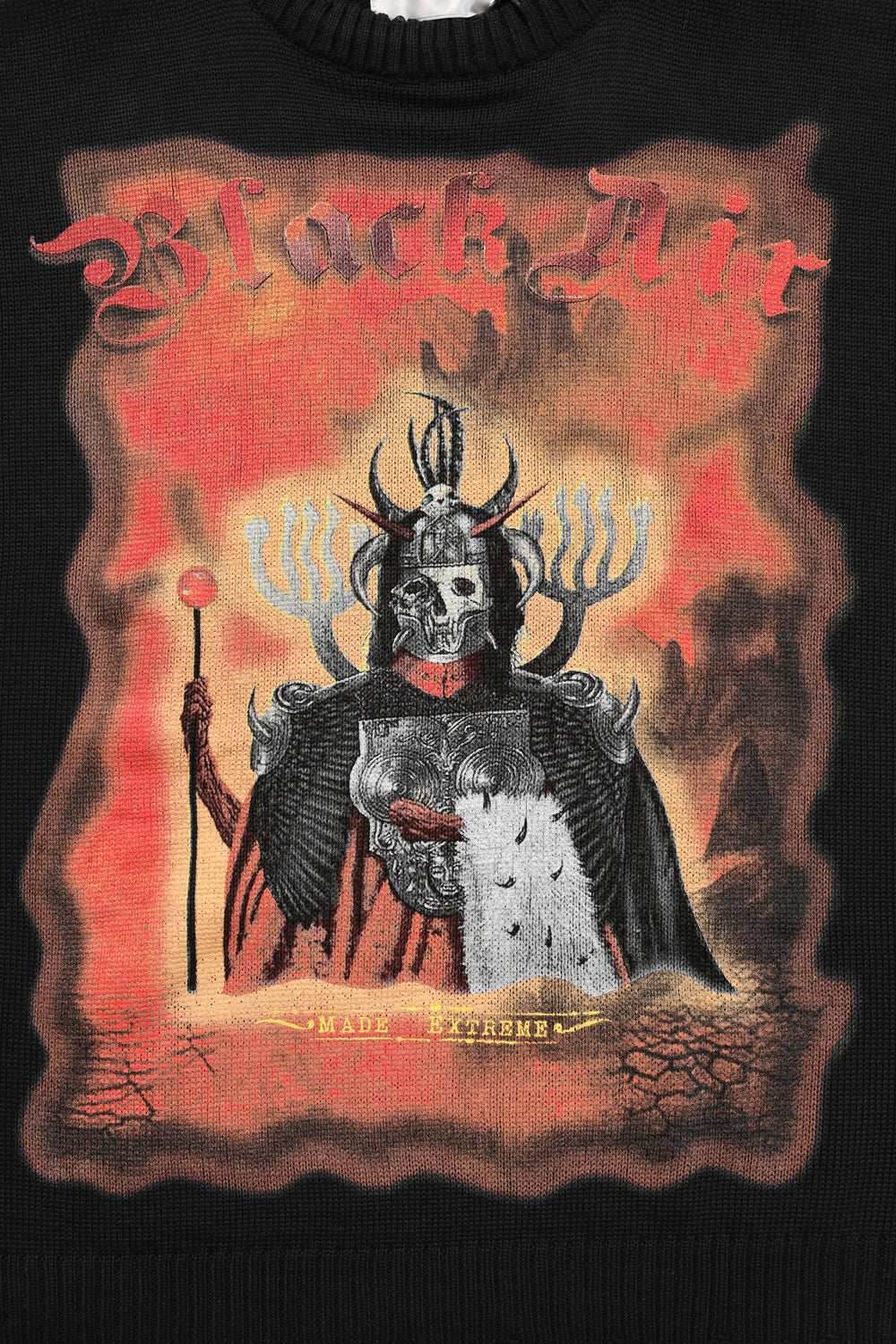 Extreme Dark Demon Knit Sweater - Black / S