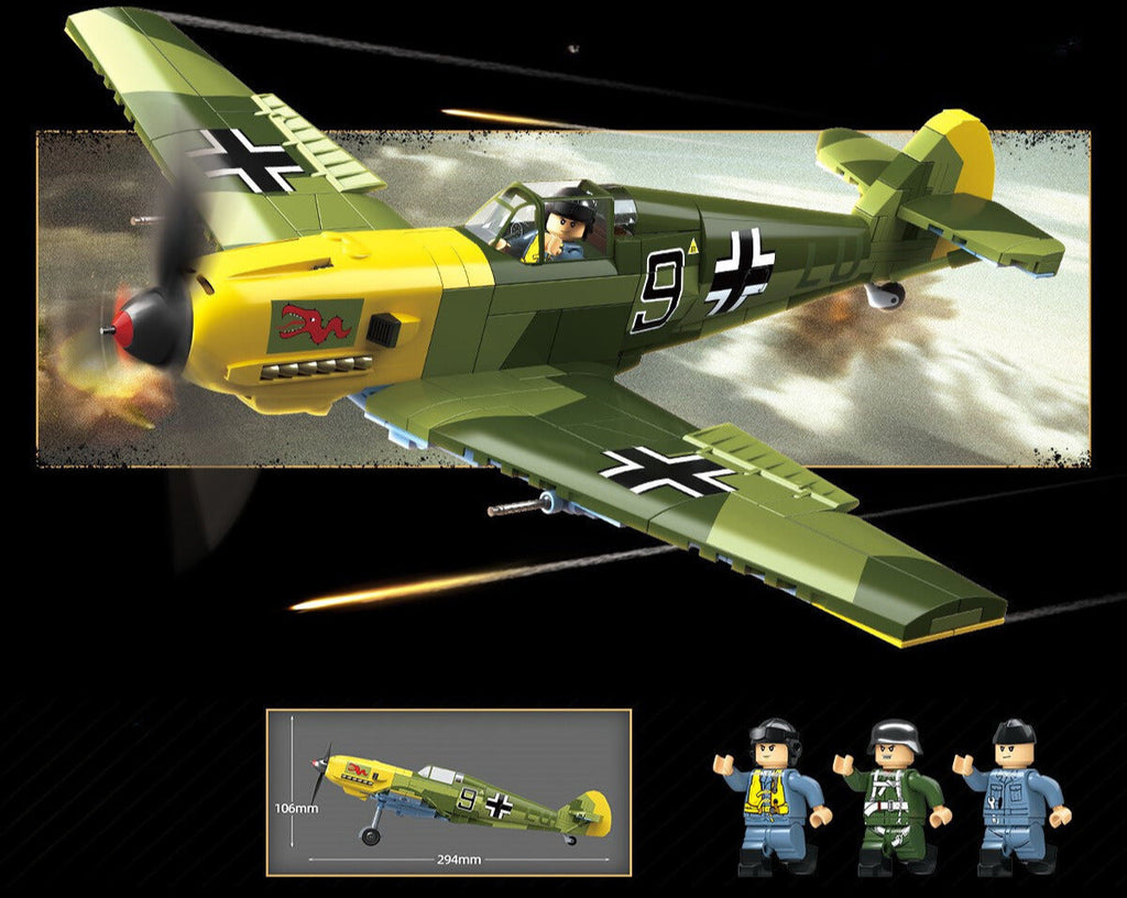 WWII - German BF-109E-4 Emil - Mil-Blox