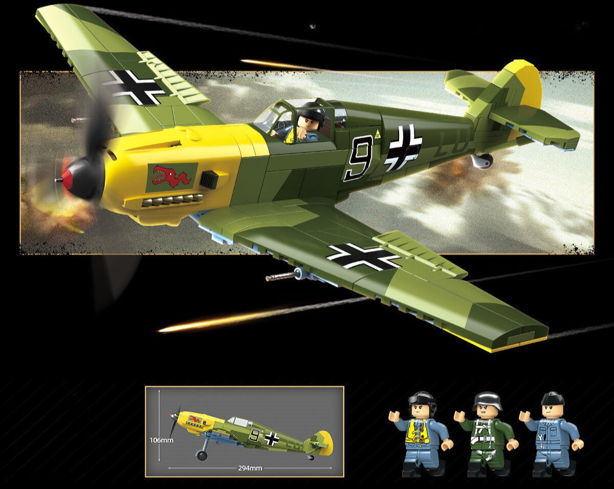 WWII - German BF-109E-4 Emil - Mil-Blox