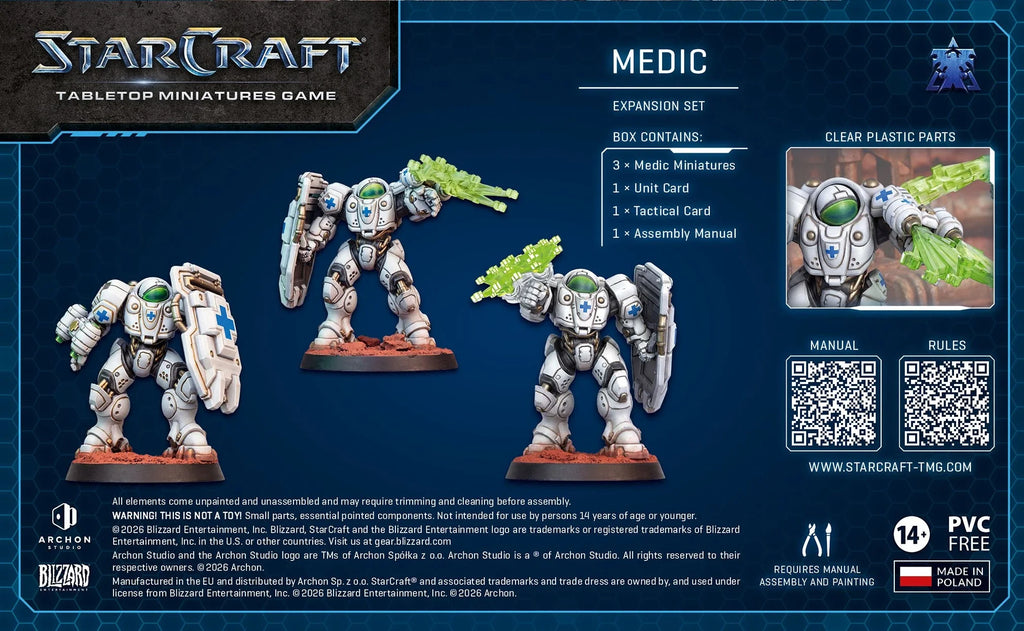 StarCraft The Miniatures Game: Terran: Medic Expansion Set