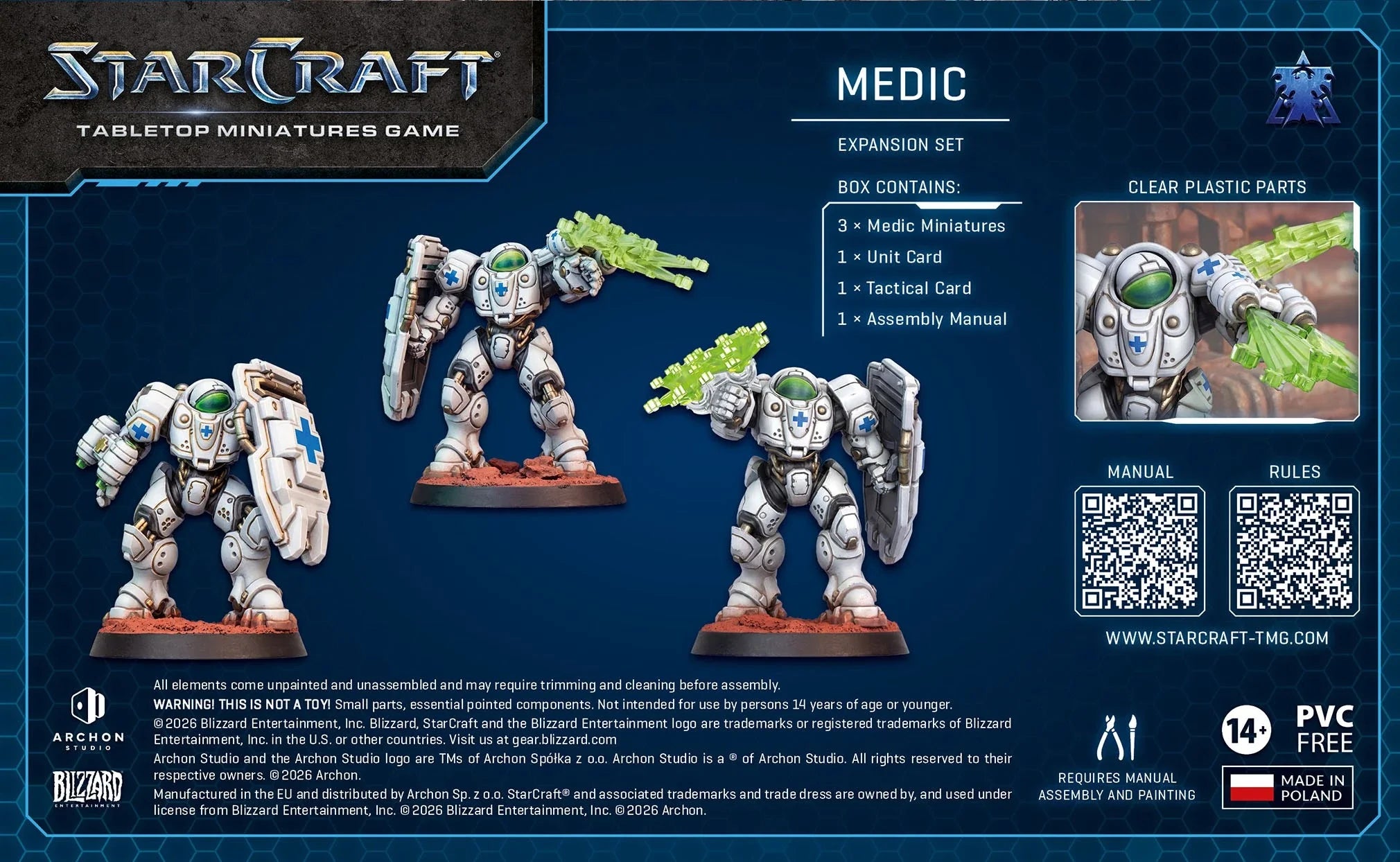 StarCraft The Miniatures Game: Terran: Medic Expansion Set