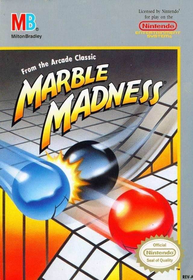 Marble Madness (Nintendo NES) - Game Manual Only