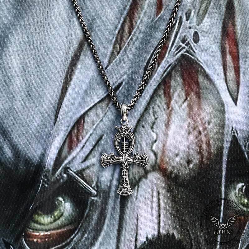 Egyptian Ankh Stainless Steel Pendant - Stainless Steel / Pendant Only