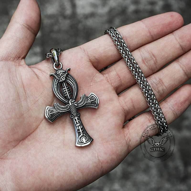 Egyptian Ankh Stainless Steel Pendant - Stainless Steel / Pendant Only