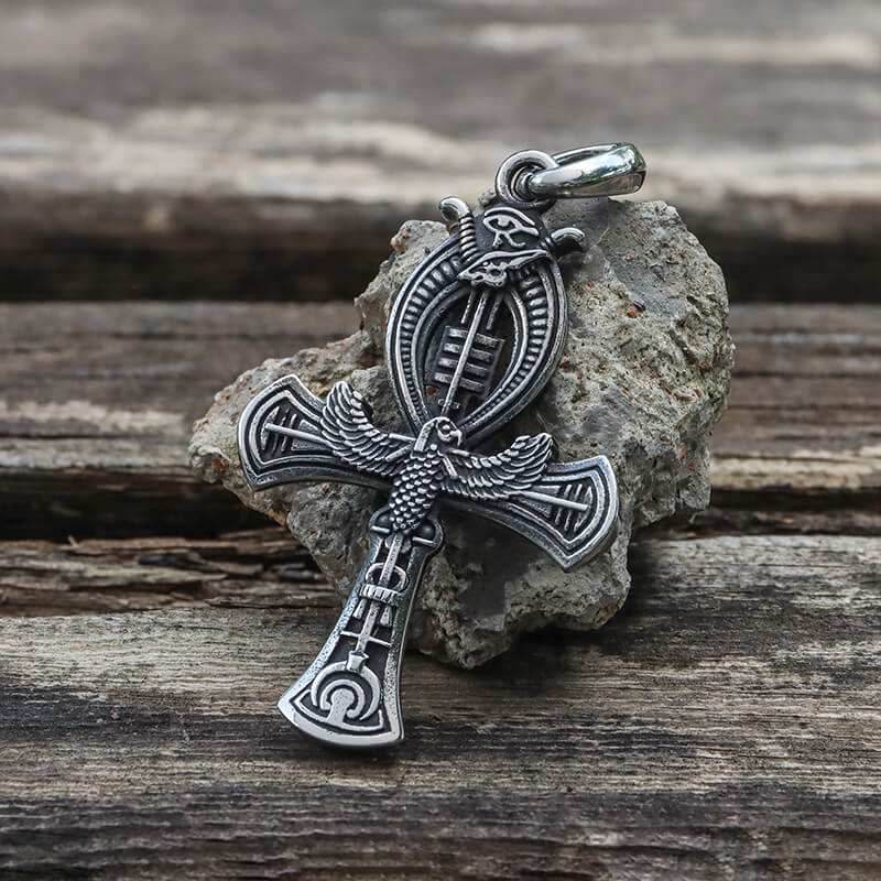 Egyptian Ankh Stainless Steel Pendant - Stainless Steel / Pendant Only