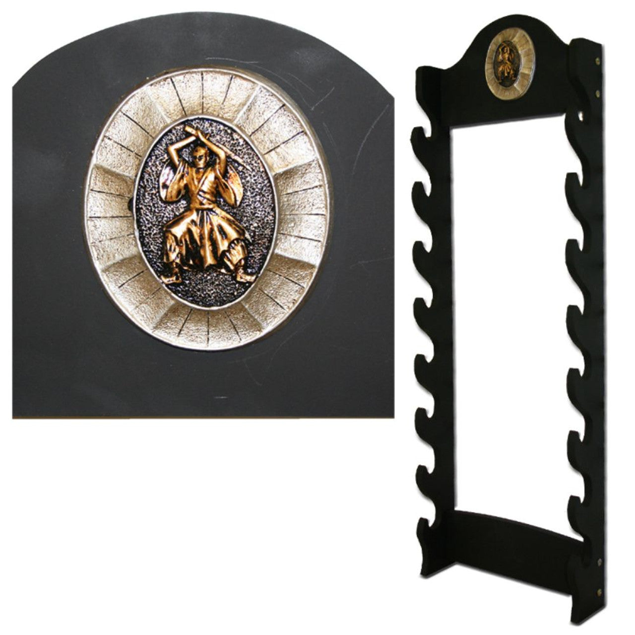 Deluxe Eight Tier Sword Wall Display-0