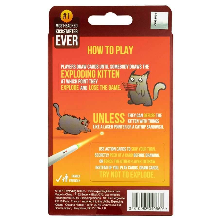 Exploding Kittens: 2 Player Edition - 