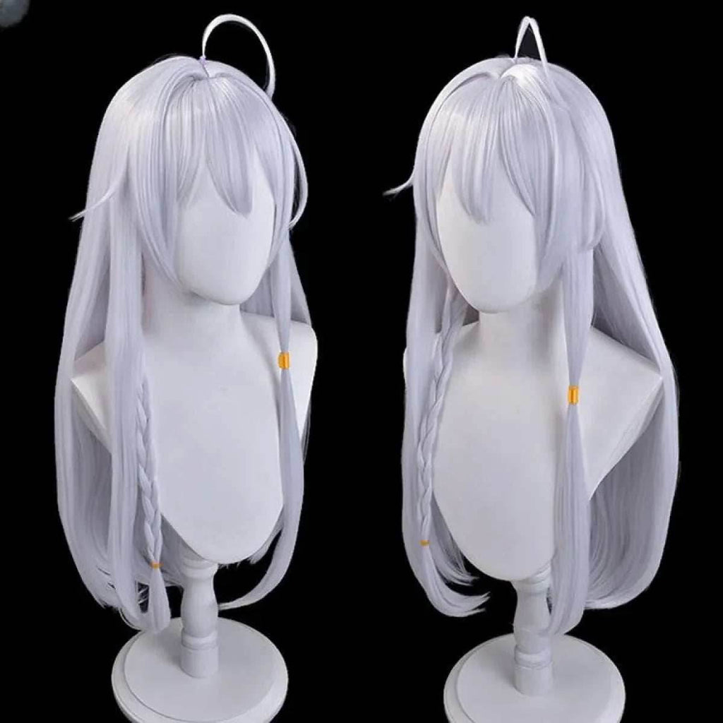 The Journey of Elaina Cosplay Costume - Witch Hat, Wig, Party Dress - S / Only Wig