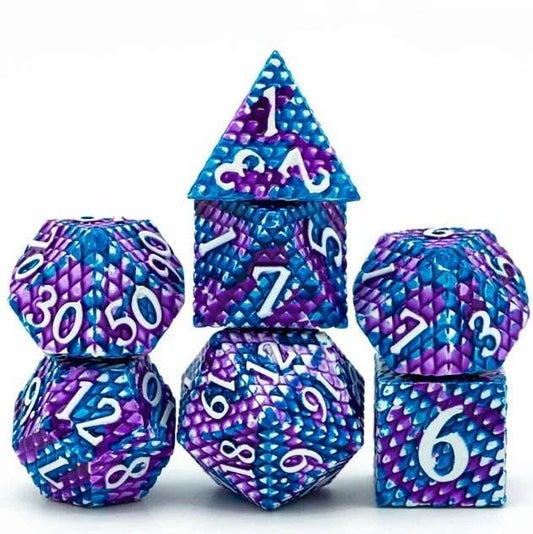 Elder Dragon Scale Metal Dice Set - 