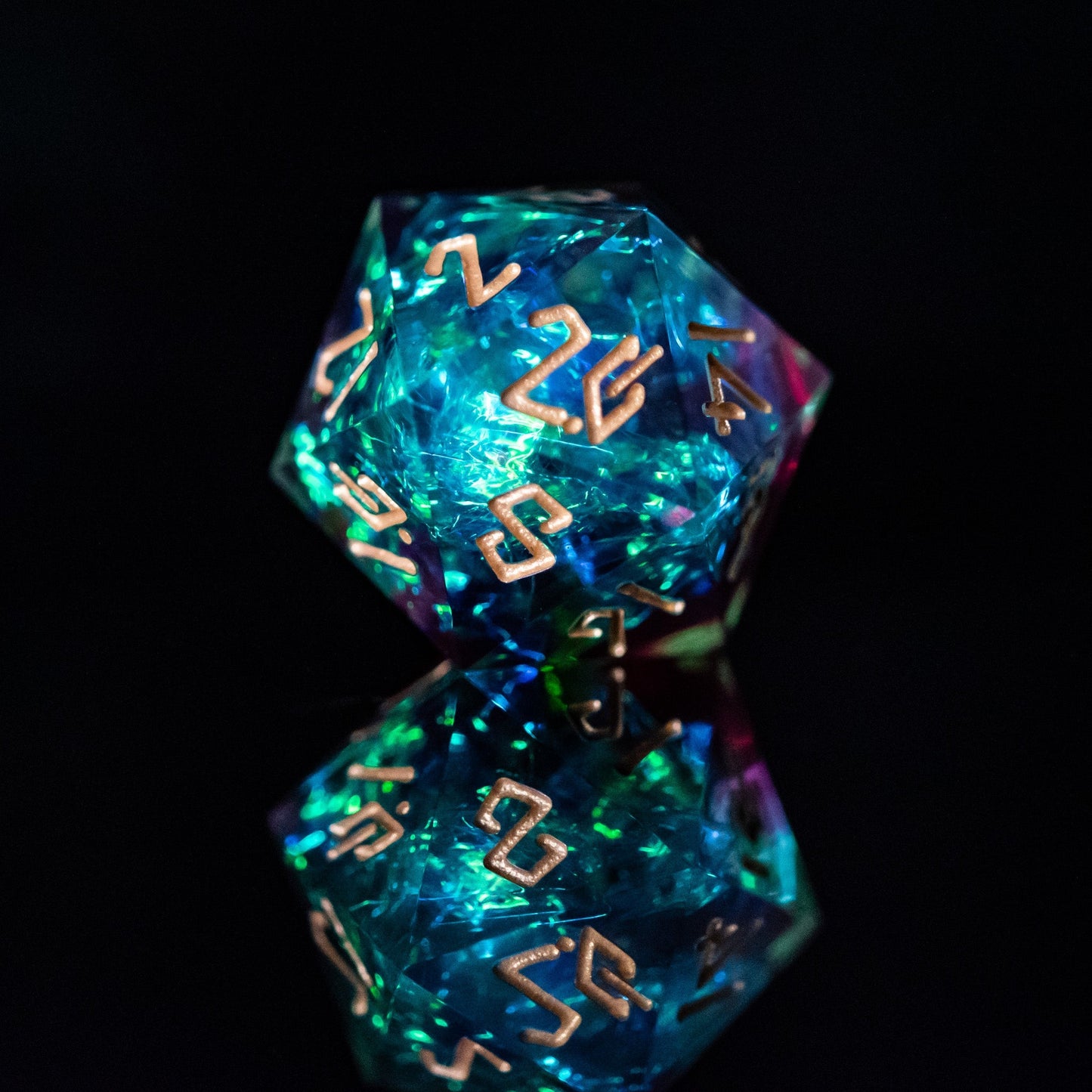 Eldritch Blast Sharp-Edged Resin Dice Set