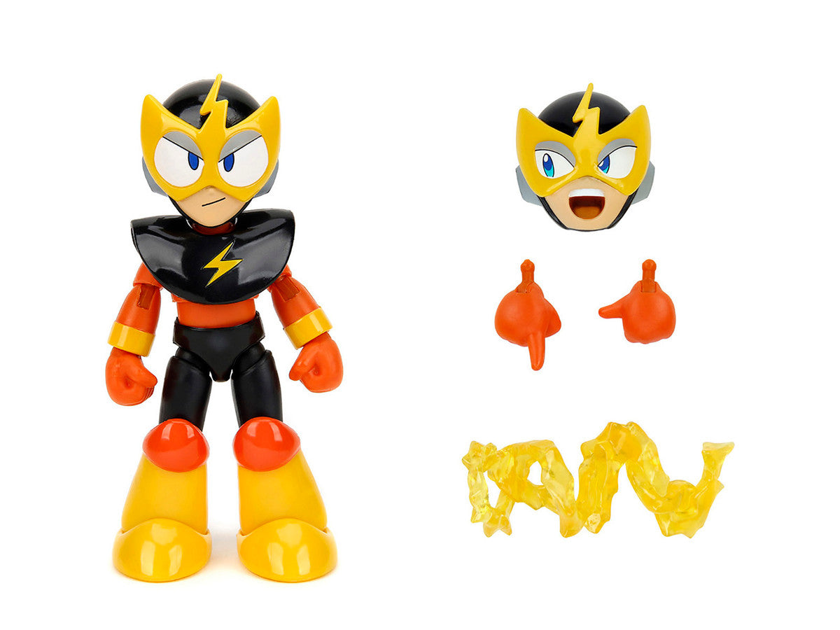 Elec Man 4.5" Moveable Figure with Accessories and Alternate Head and Hands "Mega Man" (1987) Video Game Model by Jada