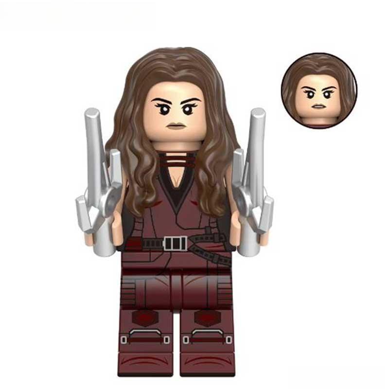 Elektra from Deadpool & Wolverine Movie Lego Minifigures Custom Toys
