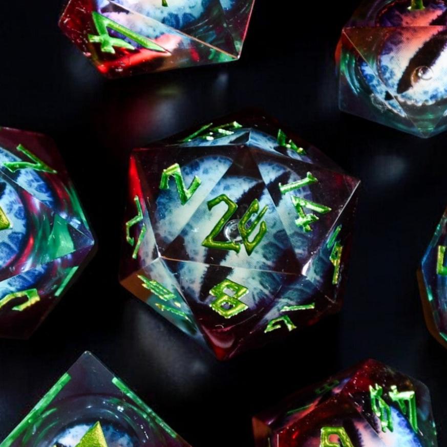 Elemental Dragon Liquid Core Dice Set