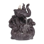 3D Relief Dragonphant Backflow Incense Burner - 