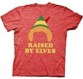 Elf Raised by Elves Heathered T-shirt - S