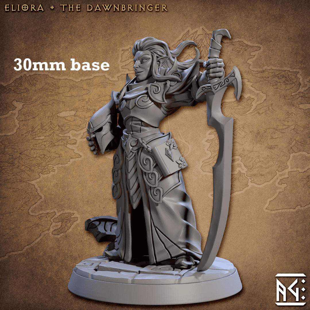 Eliora, the Dawnbringer (Female High Elf Paladin) - 