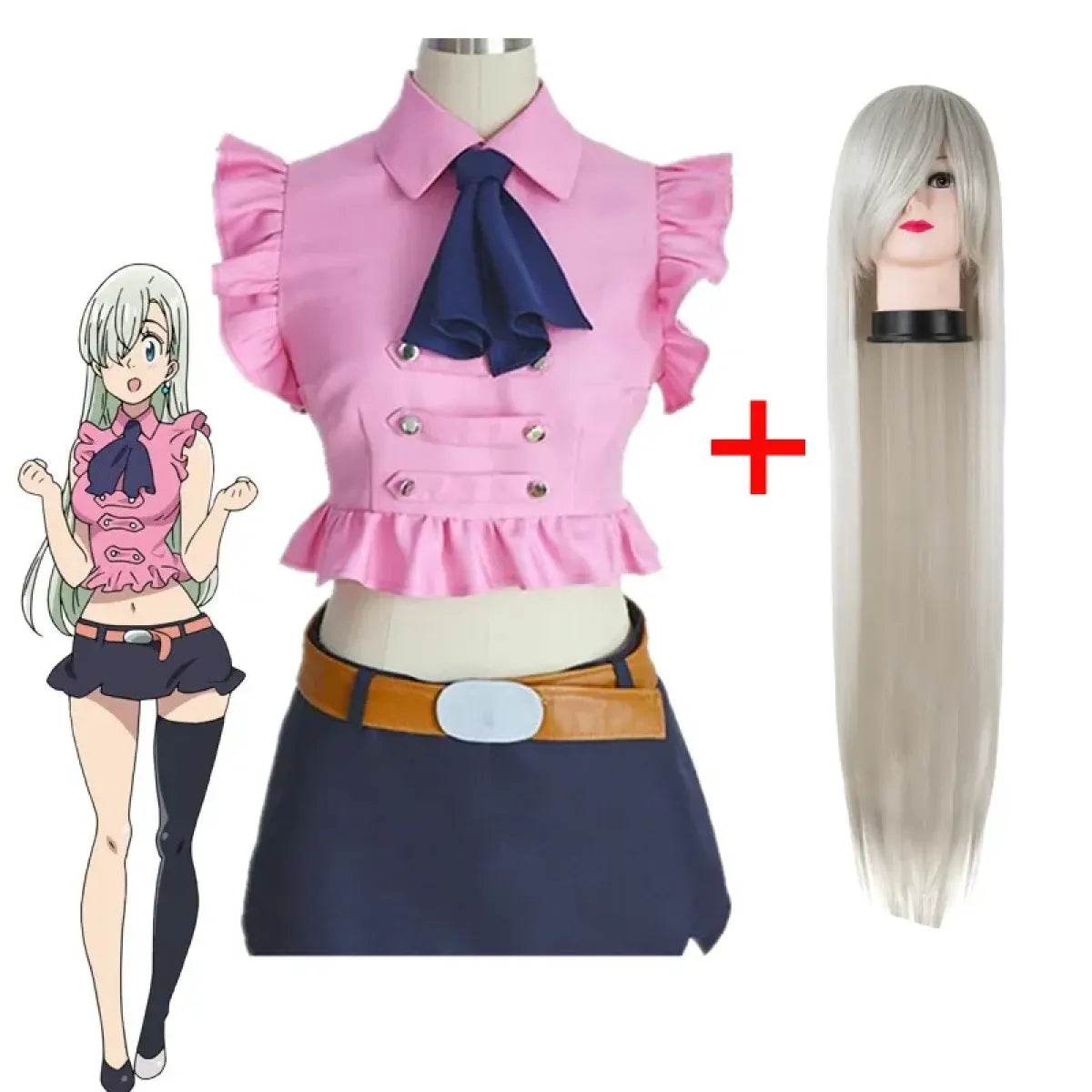 Elizabeth Liones Cosplay Costume - The Seven Deadly Sins - Set 1 / S