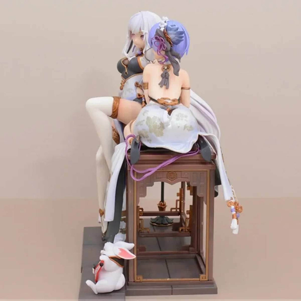 Re:Zero Rem & Emilia Chinoiserie Style Figures - With Box / Rem