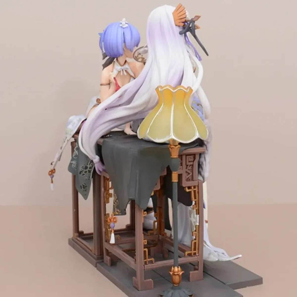 Re:Zero Rem & Emilia Chinoiserie Style Figures - With Box / Rem