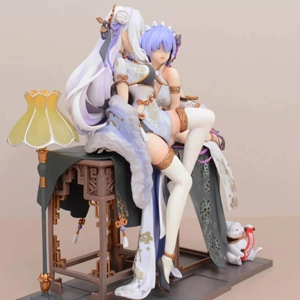 Re:Zero Rem & Emilia Chinoiserie Style Figures - With Box / Rem