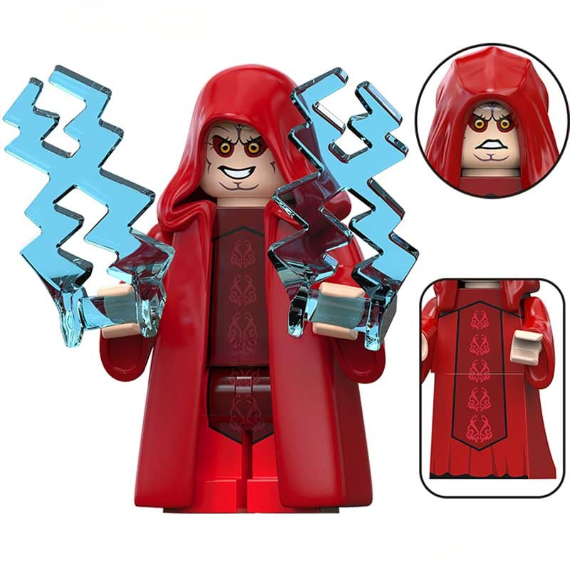 Emperor Palpatine Star wars Lego Minifigures custom Toys 3