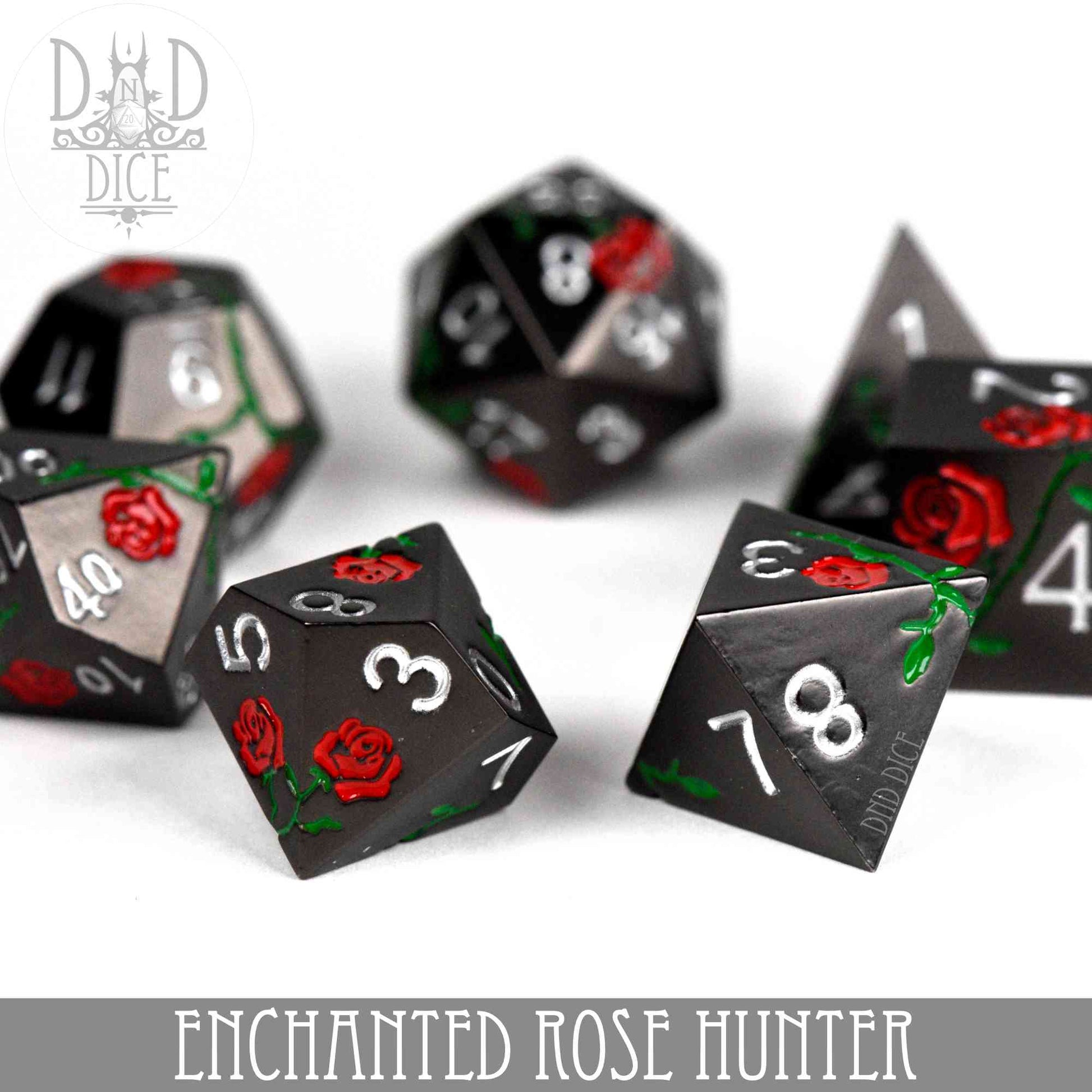 Enchanted Rose: Hunter - Metal Dice Set