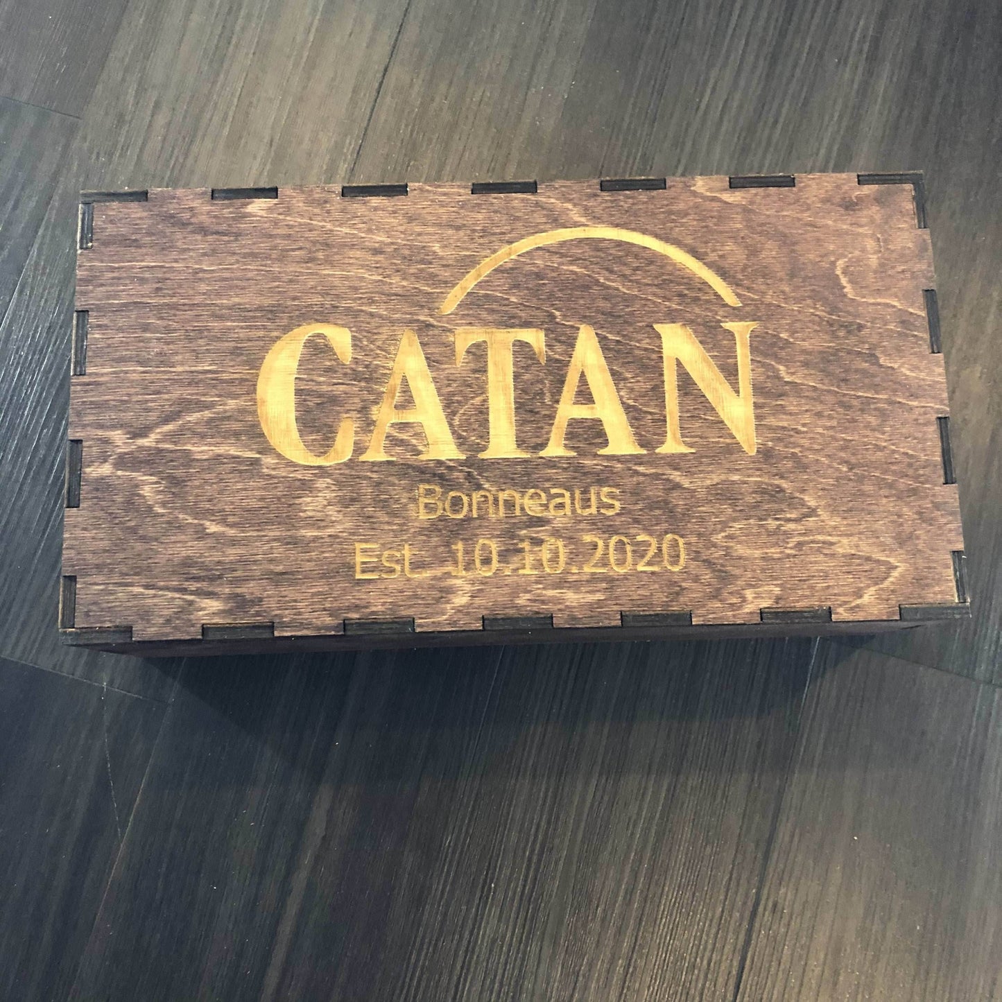 Engraving for Catan Set or Box - Text