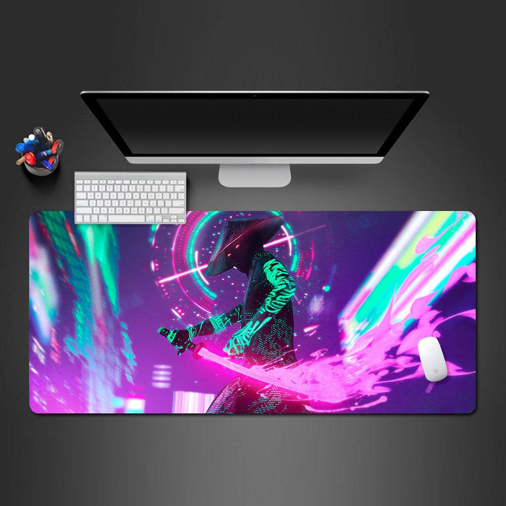 Epic Cyberpunk Samurai Desk Pad - M (70 x 30cm)