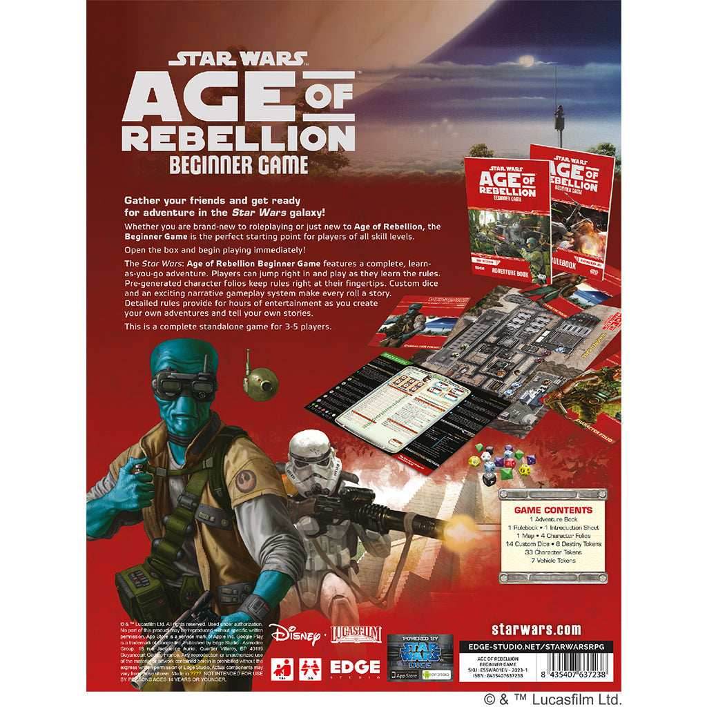 Star Wars: Age of Rebellion Beginner Game - 