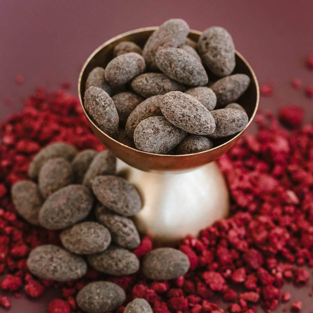Raspberry Chocolate Almonds - 