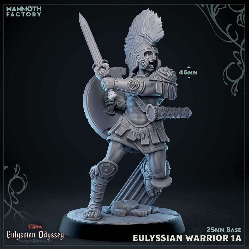 Eulyssian Warrior: Sculpt 1 (Ancient Greek Solder) - A - Sword