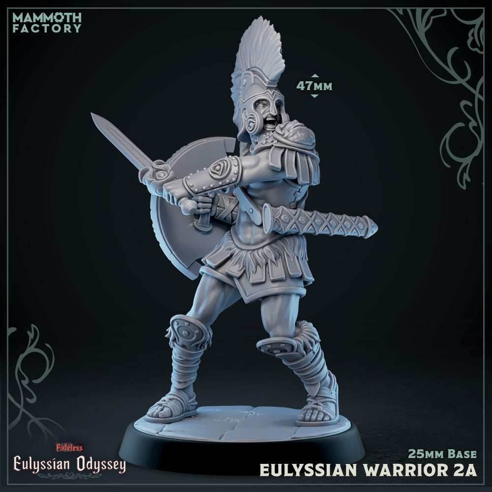 Eulyssian Warrior: Sculpt 2 (Ancient Greek Solder) - A - Sword