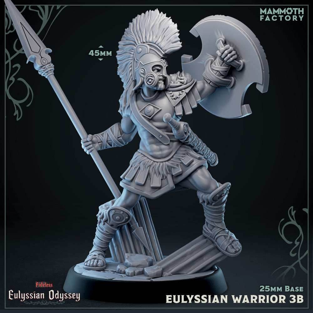Eulyssian Warrior: Sculpt 3 (Ancient Greek Solder) - A - Sword