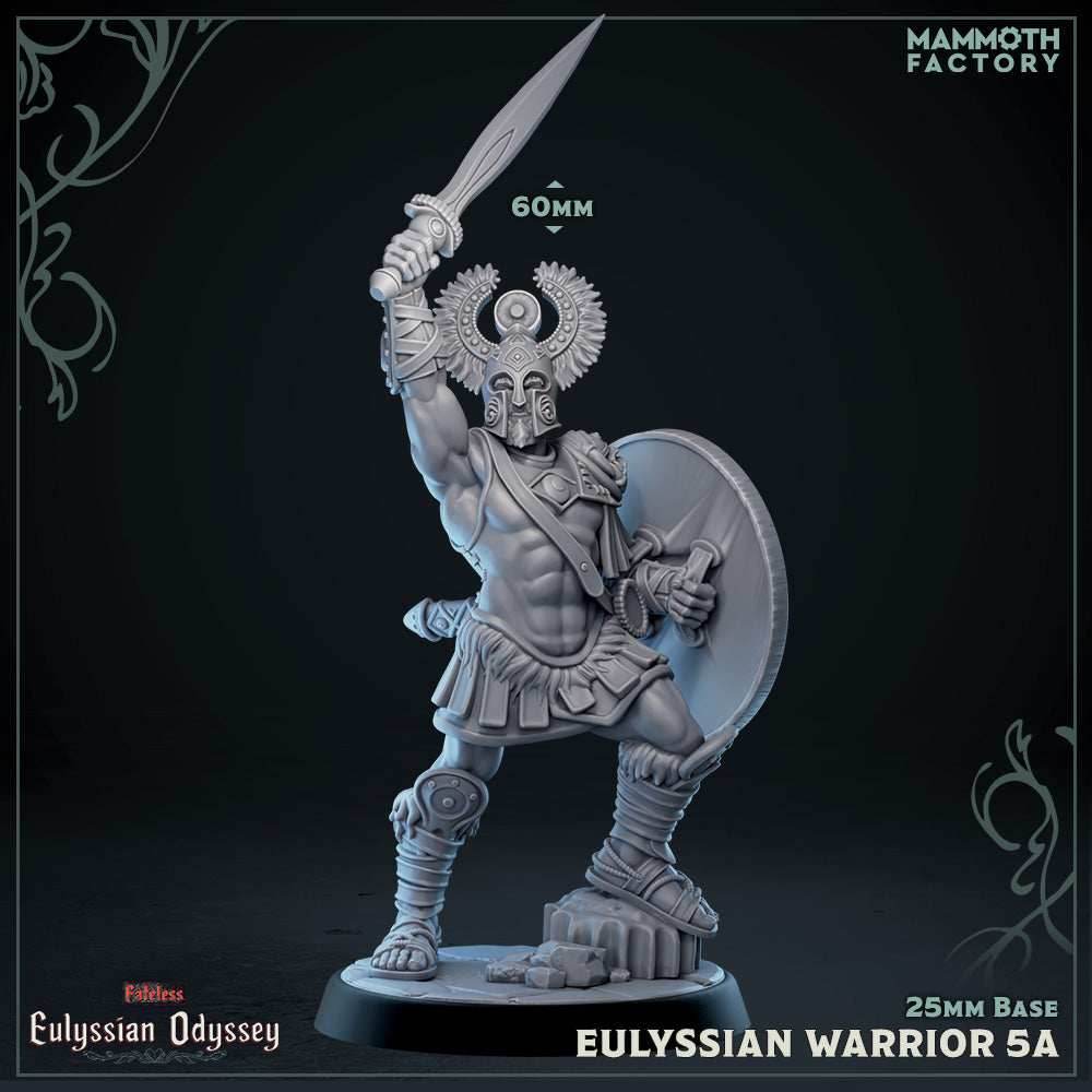 Eulyssian Warrior: Sculpt 5 (Ancient Greek Solder) - A - Sword